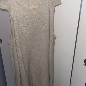 tan sweater from Hollister for winter.  size m